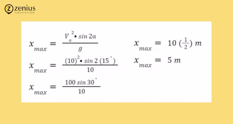 Pembahasan soal gerak parabola no. 3 Zenius Education