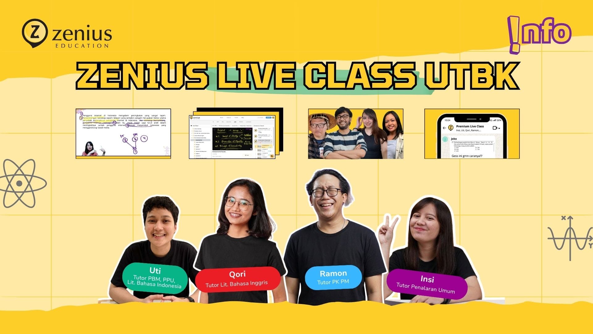 Zenius Live Class UTBK: Program Persiapan UTBK dari Zenius