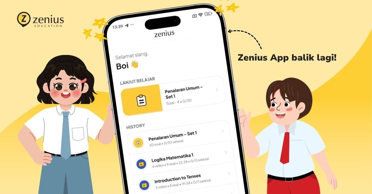 Zenius: Aplikasi Belajar Online yang Lengkap dan Asyik