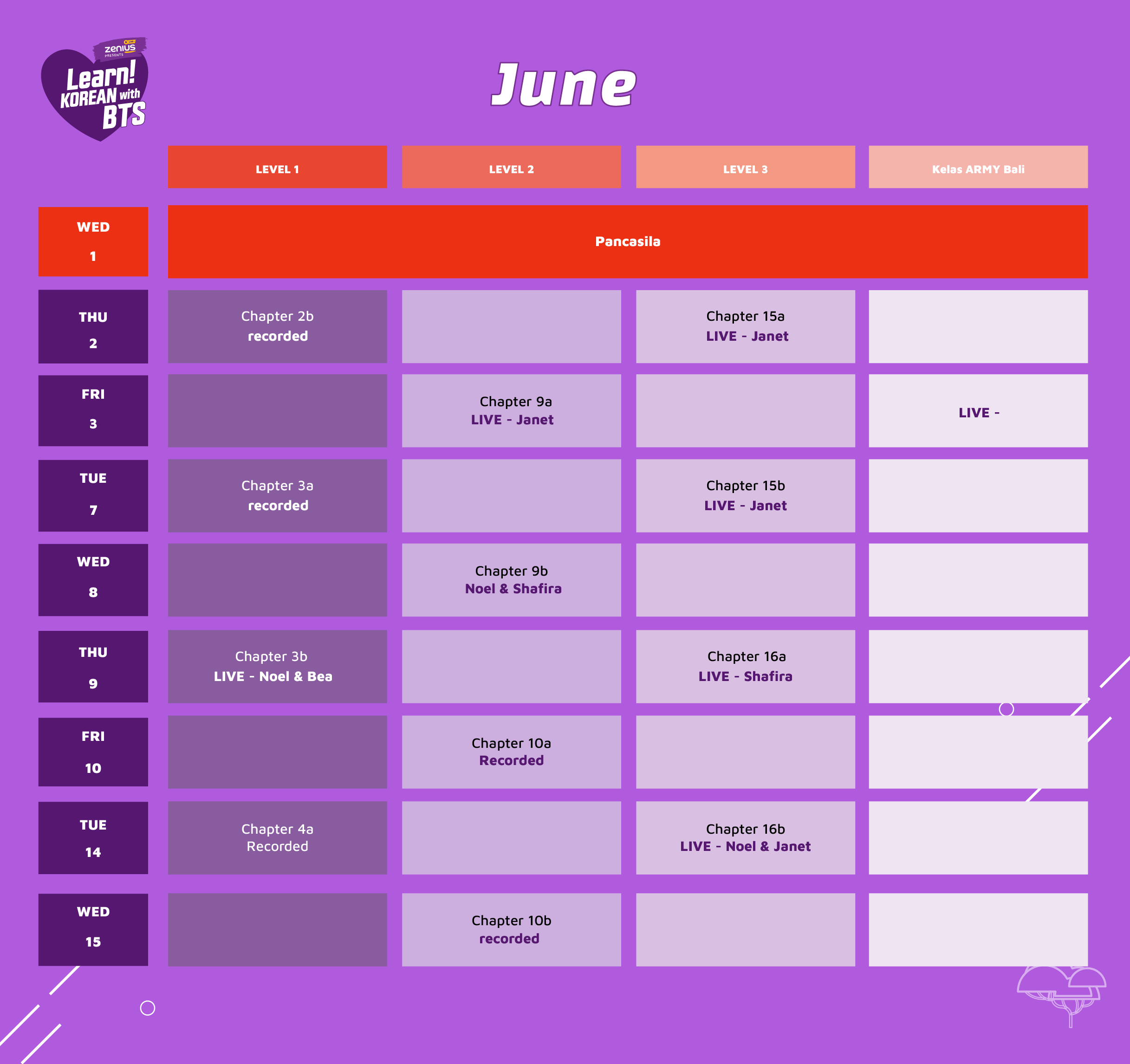 jadwal kelas bahasa korea zenius batch 3
